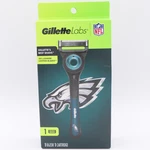 Gillette Labs Nfl Philadelphia Eagles 5-BLADE Razor 1 Handle & Cartridge. Fixed Price $14.88.