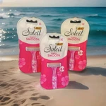 Lot Of Bic Soleil Simply Smooth Pink 3-BLADE Womens Disposable Razors 9 Total. Fixed Price $14.99.
