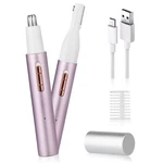 Yunmiss 2026 Rechargeable Nose And Ear Hair Trimmer For Women Small, Purple. Fixed Price $14.76.