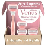Gillette Venus Comfortglide White Tea Women's Razor, Handle + 4 Blade.... Fixed Price $26.16.