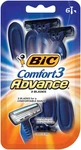 Comfort 3 Advanced Men's Disposable Razor, Triple Blade, Pack Of 6 Razors,. Fixed Price $17.95.
