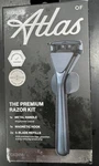 House Of Atlas The Premium Razor Kit, 1 Handle + Hook 2 Refills, Gunmetal. Fixed Price $9.99.