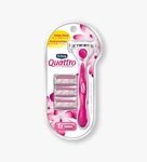 Schick Quattro For Women - 1 Rasor And 4 Cartridges. Fixed Price $18.84.
