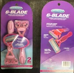 Reliashave 6-BLADE Superior Ladies Disposable Razors- Stainless Steel- 2 Pack. Fixed Price $8.99.