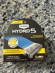 Schick Hydro 5 Replacement 4 Pack Cartridges Energize Menthol Razor Blade Refill. Fixed Price $8.99.