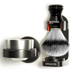 Anbbas Synthetic Badger Shaving Brush And Bowl With Black Abs Wall Mounting T.... Fixed Price $18.40.