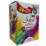 Bic Soleil Simply Smooth Women's Disposable Razors, 6-12-24-COUNT, Free Shipping. Fixed Price $23.00.