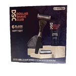 Dollar Shave Club Gift Set (2) 6 Blade Cartridges Handle 3 Oz Butter Cover. Fixed Price $8.69.