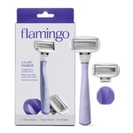 Flamingo 5-BLADE Women's Razor Handle + 2 Refills Lilac. Fixed Price $23.95.