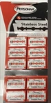 50 Persona Red Stainless Steel Double Edge Shaving Blades For Safety Razors. Fixed Price $18.99.
