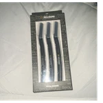 Bellissima Facial Razors 3-PACK Black Ergonomic Plastic Handle Women 1 Blade. Fixed Price $10.00.