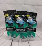 3 Lot Schick Xtreme Travel Sensitive Men's Disposable 2 Blade Razors Per Pack. Fixed Price $6.99.