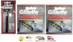 Original 11 Gillette Contour Razor Blades Handle Cartridges Refills Shaver Uk 10. Fixed Price $31.99.