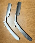 Diane D74 Straight Razor Men Stainless Steel Folding Shaving Barber Lot 2 Burmax. Fixed Price $14.99.
