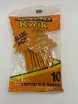 Supermax Kwik Disposable Razors Value Pack Of 10 Vintage New Sealed. Fixed Price $18.99.