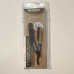 Blackice Straight Razor Japanese Stainless Steel Handle Gold Lock. Fixed Price $13.99.
