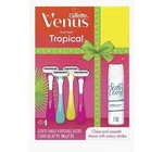Gillette Venus Tropical Value Pack Gift Set 4 Scented Handle Razors + Shave Gel. Fixed Price $14.99.