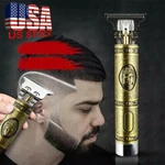 Men Professional Cordless Outliner Hair Trimmer Zero Gapped T-blade Clipper Usa. Fixed Price $8.99.
