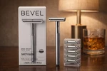 Bevel Men's Safety Razor With 10 Double Edge Blade Refills Brand New In Box. Fixed Price $34.99.