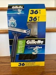 New Gillette CUSTOMPLUS3 Disposable Razors 25 Count + 1 MACH3 & Cartridge. Fixed Price $19.00.