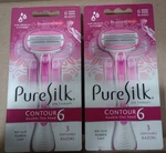 Pure Silk Contour 6 Spa Therapy Disposable Razors - 2 Packs (3 Per Pack). Fixed Price $17.50.