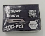 Mymed Disposable Scalpel Blades Sterile #23 100 Pcs- Exp: 06/2026. Fixed Price $11.99.