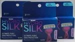 3PK Schick Hydro Silk Expert Care 4 Cartridges Each Pubic/body Fast Ship. Fixed Price $22.95.