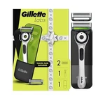 Gillette Labs Razor W/exfoliating Bar 1 2 Cartridges Travel Case New+. Fixed Price $25.99.
