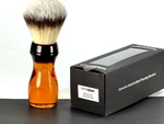 Yaqi Synthetic Vegan Shaving Brush, Cola Handle Resin 22MM Knot Sku R1809. Fixed Price $29.99.