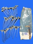 Amazon Basics Men's Twin Blade Razor Disposable With Rubber Grip (pack Of 28). Fixed Price $9.99.