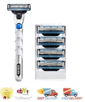 5 Gillette Mach 3 Razor Blades Refills Cartridge Metal Handle Fit Turbo Shaver 4. Fixed Price $16.49.