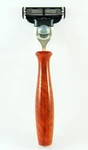 Razor Hans Baier Germany Root Wood Compatible With Gillette MACH3 Blades. Fixed Price $73.36.