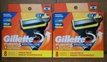 2 - Gillette Proglide Shield Defense Razor Blades Refill Cartridges 8 Packs 16. Fixed Price $46.95.