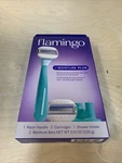 Flamingo Moisture Plus Women's Razor With 2 Blade Cartridges - Seafoam. Fixed Price $11.39.