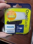 Pack- Philips Norelco QP230/80 Replacement Blades With Wear Indicator. Fixed Price $14.99.
