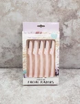 5 Evirbeauty Exfoliating Facial Razors Folding Touch Up. Fixed Price $10.35.