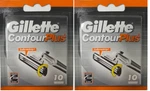 Gillette Contour (atra Plus) Refill Razor Blades - 20 Cartridges. Fixed Price $23.99.