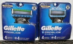2X New Gillette Proglide Men's Razor Blade Refills 4 Cartridges Regular & Chill. Fixed Price $17.95.