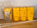 Pacific Handy Cutter Blade Banks For Safe Razor Disposal -set Of 4 Yellow. Fixed Price $23.00.