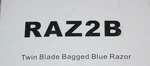 50 Pack RAZ2B Single Use Razor Twin Blade Individually Wrapped Hotels/travel. Fixed Price $9.99.