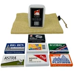 G.b.s Double Edge Safety Razor Pack Comes With 50 Blades, Alum Block & Bag. Fixed Price $14.99.