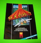 Mach Arcade Flyer Original 1983 Video Laser Game Art Vintage Unused. Fixed Price $31.03.