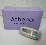 8 Pack - Athena Club Razor 5 Blade Refills Shaving Cartridges Sensitive Skin New. Fixed Price $28.99.