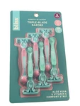 Bliss Triple Blade Razors 6 Pack Aloe Vera Vit Comfort Soft Grip. Fixed Price $11.00.