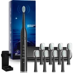 Maxwisdom Rechargeable Electric Toothbrush, 8 Heads, With 100 Day Black. Fixed Price $29.99.