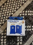 Porta Potty Shot Glasses By Funwares (set Of 2) Nib White Elephant Gift. Fixed Price $14.99.