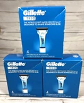 Gillette Treo Disposable W/ Shave Gel 4-COUNT (3 Boxes = 12 Razors) New. Fixed Price $29.22.