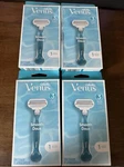 (4) Gillette Venus Smooth Razor With (1) 3-BLADE Cartridge. Fixed Price $24.99.