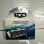 Schick Quattro Refill Cartridges, 4 Count. Fixed Price $10.75.