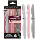 Japonesque Foldable Dermaplaner Facial Razors - 3 Piece Set, Multicolor. Fixed Price $7.13.
